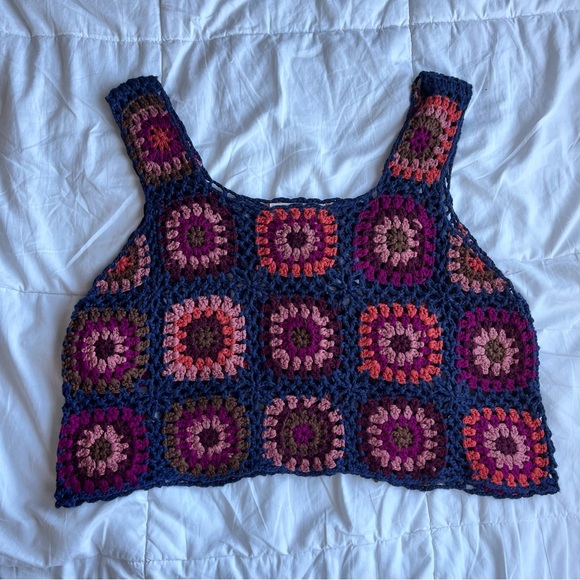 NATURAL LIFE Tops - Natural Life Crocheted Crop